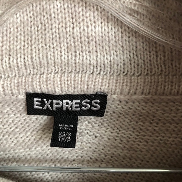 Express Cowl Neck Marled Sweater - Picture 3 of 9